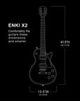ENKI X2- 2 Electric Guitar Case