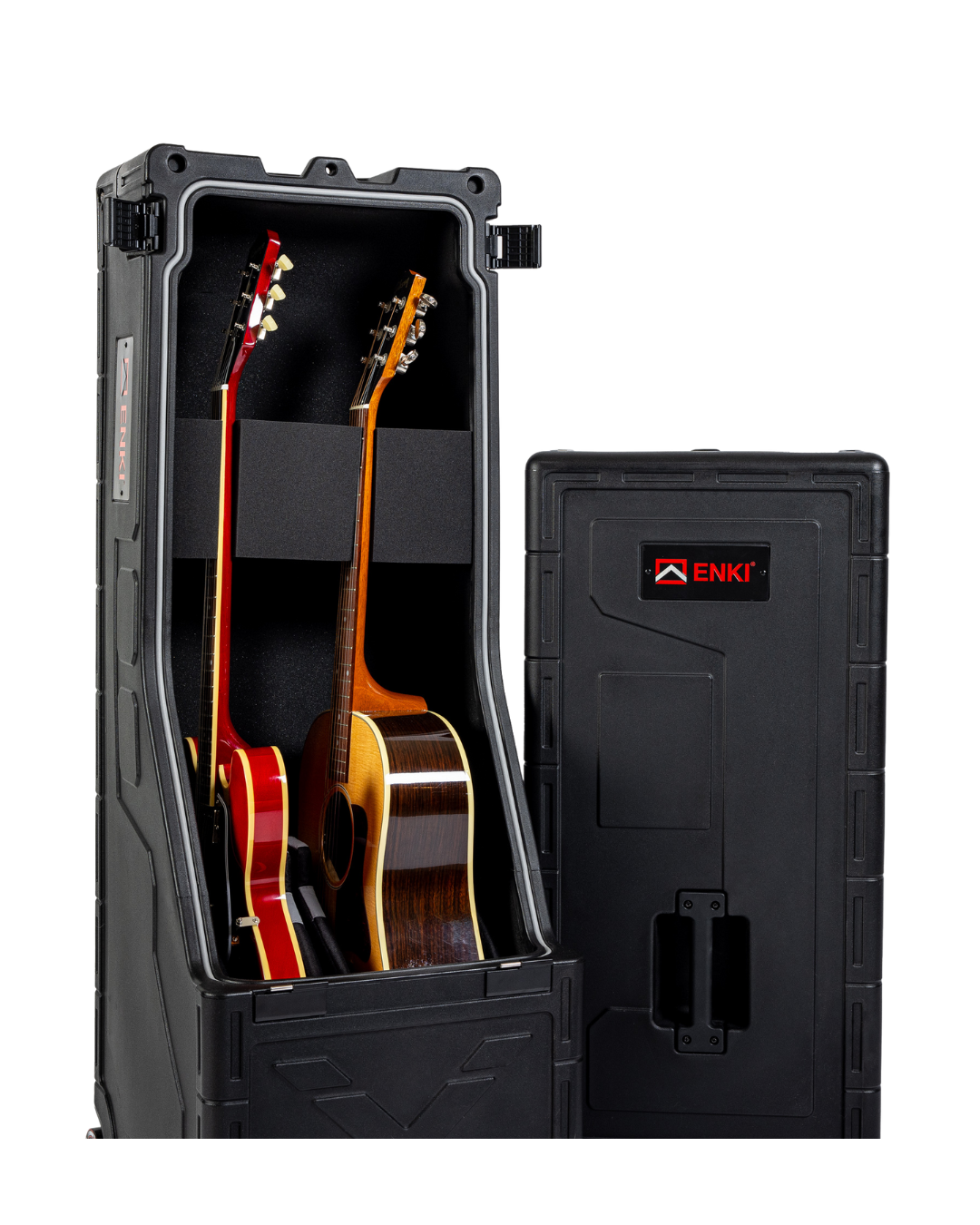 ENKI X3- 3 Electric/2 Acoustic Guitar Case