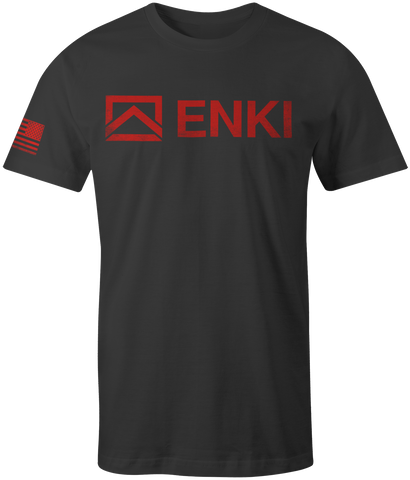 ENKI Icon- T-Shirt Red Logo