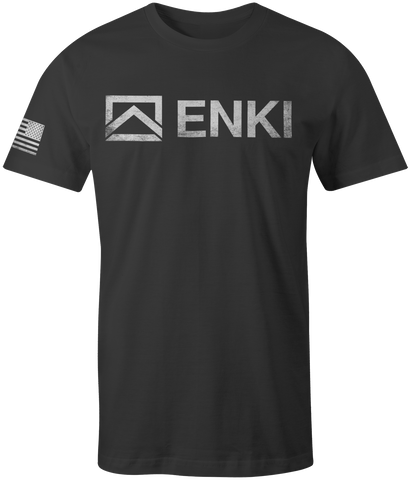 ENKI Icon- T-Shirt White Logo